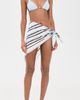 Onia Onia Coverup Scarf Skirt Baby Blue Multi One - 5