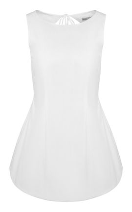 Onia Onia Fitted Bubble Cotton Mini Dress