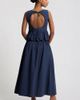Onia Onia Full Pintuck Skirt in Noir Navy, Women's at Urban Outfitters - 5