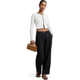 Onia Onia High-Waist Straight Leg Pant