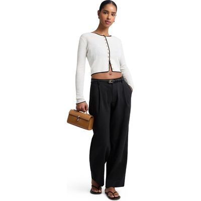 Onia Onia High-Waist Straight Leg Pant