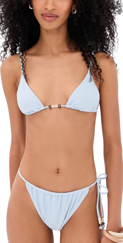 Onia Onia Jolie Bikini Top Baby Blue