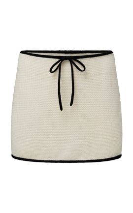 Onia Onia Knitted Linen Mini Skirt