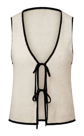 Onia Onia Knitted Linen Tank Top