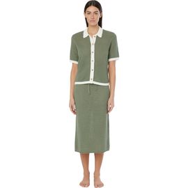 Onia Onia Linen Knit Button Up