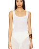 onia onia Linen Knit Square Neck Tank - 1