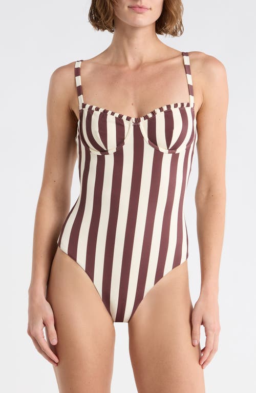 Onia Onia Marilyn Underwire Ruffle One-Piece Swimsuit