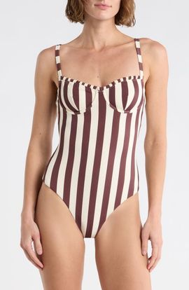 Onia Onia Marilyn Underwire Ruffle One-Piece Swimsuit