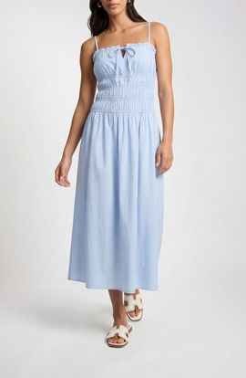 Onia Onia Smocked Midi Dress
