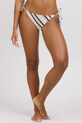 Onia Onia Striped Kate String Bikini Bottom in Baby Blue, Women's at Urban Outfitters