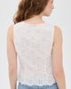 Onia Onia Tie Front Tank Top White - 3