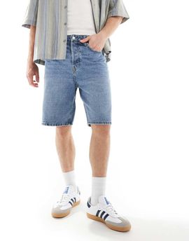 ONLY & SONS ONLY & SONS baggy denim shorts in light wash-Blue