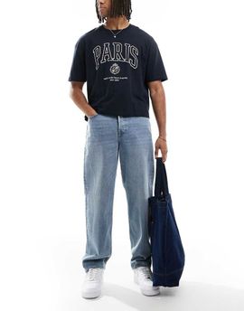 ONLY & SONS ONLY & SONS baggy fit jeans in light blue wash