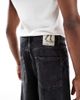 ONLY & SONS ONLY & SONS baggy fit longline shorts in washed black - 4