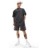 ONLY & SONS ONLY & SONS cargo sweat shorts in washed gray - part of a set - 3