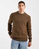 ONLY & SONS ONLY & SONS crew neck knit sweater in speckled olive-Green - 1