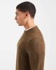 ONLY & SONS ONLY & SONS crew neck knit sweater in speckled olive-Green - 4