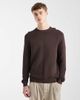 ONLY & SONS ONLY & SONS crew neck rib knit sweatshirt in brown - 1