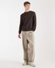 ONLY & SONS ONLY & SONS crew neck rib knit sweatshirt in brown - 2