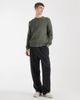 ONLY & SONS ONLY & SONS crew neck rib knit sweatshirt in green gray - 2