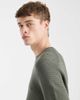 ONLY & SONS ONLY & SONS crew neck rib knit sweatshirt in green gray - 4