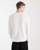 ONLY & SONS ONLY & SONS crew neck rib knit sweatshirt in white - 3
