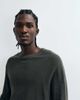 ONLY & SONS ONLY & SONS crew neck waffle knit sweater in deep gray - 1