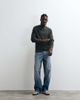 ONLY & SONS ONLY & SONS crew neck waffle knit sweater in deep gray - 3