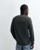 ONLY & SONS ONLY & SONS crew neck waffle knit sweater in deep gray - 4