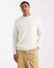ONLY & SONS ONLY & SONS distressed crew neck knit sweater in white - 1