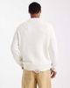 ONLY & SONS ONLY & SONS distressed crew neck knit sweater in white - 3