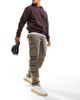 ONLY & SONS ONLY & SONS Edge straight cargo pants in stone wash-Blue - 2