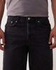 ONLY & SONS ONLY & SONS Edge straight fit denim shorts in black - 4