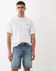 ONLY & SONS ONLY & SONS Edge straight fit shorts in mid wash blue - 2
