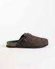 ONLY & SONS ONLY & SONS faux suede clogs with buckle in chocolate-Brown - 1