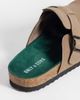 ONLY & SONS ONLY & SONS faux suede clogs with buckle in greige-Gray - 4