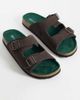 ONLY & SONS ONLY & SONS faux suede mule sandals in chocolate-Brown - 1