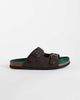 ONLY & SONS ONLY & SONS faux suede mule sandals in chocolate-Brown - 2