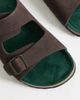ONLY & SONS ONLY & SONS faux suede mule sandals in chocolate-Brown - 4
