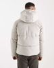 ONLY & SONS ONLY & SONS hooded puffer jacket in cream multi corduroy-Neutral - 3