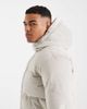 ONLY & SONS ONLY & SONS hooded puffer jacket in cream multi corduroy-Neutral - 4