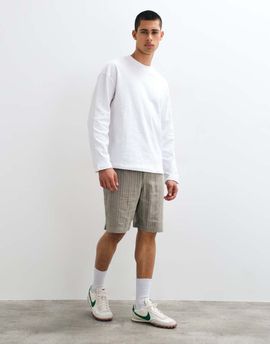 ONLY & SONS ONLY & SONS linen blend textured shorts set in sage green