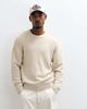 ONLY & SONS ONLY & SONS long sleeve soft crew neck knit in cream-White - 1