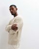 ONLY & SONS ONLY & SONS long sleeve soft crew neck knit in cream-White - 2