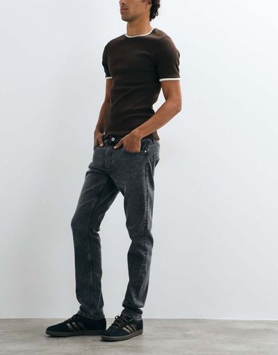 ONLY & SONS ONLY & SONS Loom slim fit jeans in dark-gray wash
