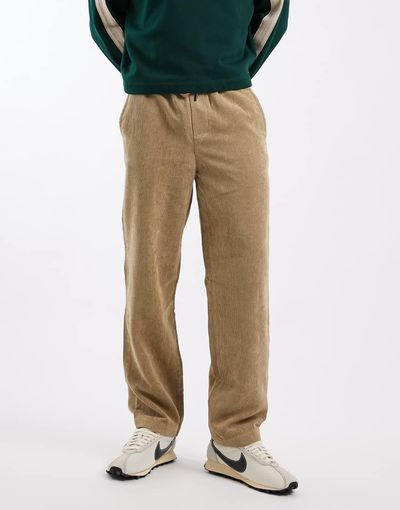 ONLY & SONS ONLY & SONS loose fit cord pants in camel-Neutral