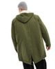 ONLY & SONS Only & Sons parka with borg lined hood in khaki-Green - 4