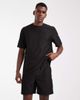 ONLY & SONS ONLY & SONS plisse pull on short in black - part of a set - 1