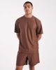 ONLY & SONS ONLY & SONS plisse pull on shorts in brown - part of a set - 1