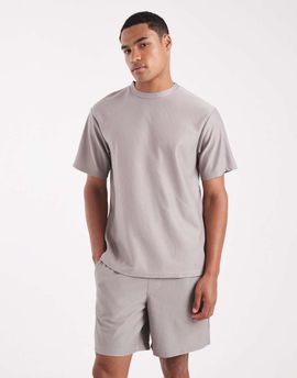 ONLY & SONS ONLY & SONS plisse pull on shorts in gray - part of a set